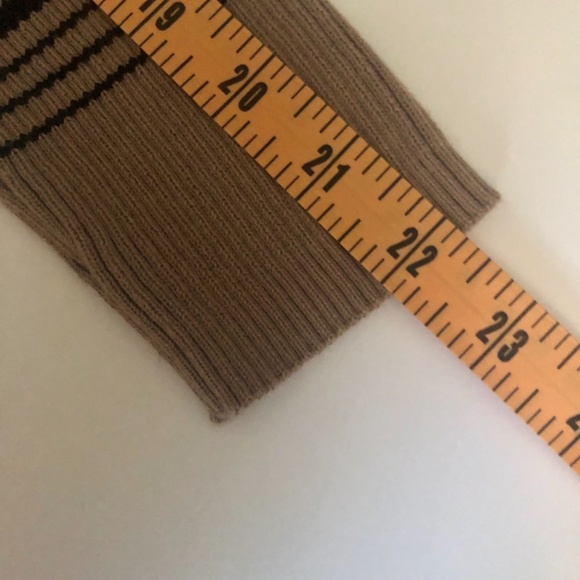 Limited Cotton Ribbed Crew Neck Sweater, small, cream,black, taupe - Picture 6 of 7